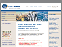 Tablet Screenshot of crossborder-technologies.com